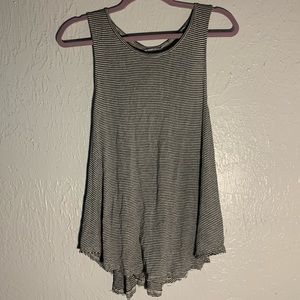 American Eagle striped twist tank top, size XL